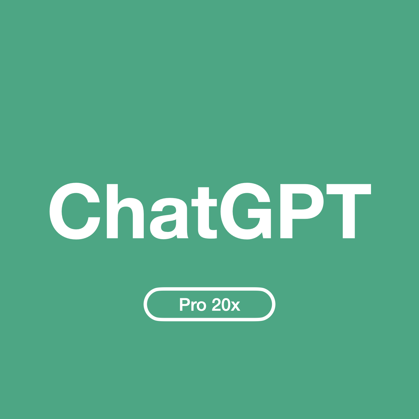 【ChatGPT Pro 20x 会员订阅开通】 - AI 订阅在线购买商品图